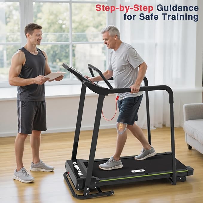 Caminadora Plegable Redliro con Barandillas - Máquina para Caminar y Correr miniatura 3