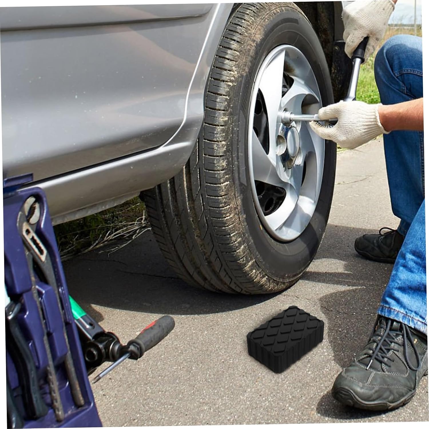 Jack Shock Absorber Block Rv Trailer Stabilizer Pinch Weld Jack Stand Pad Floor Pads Car Auto Lift