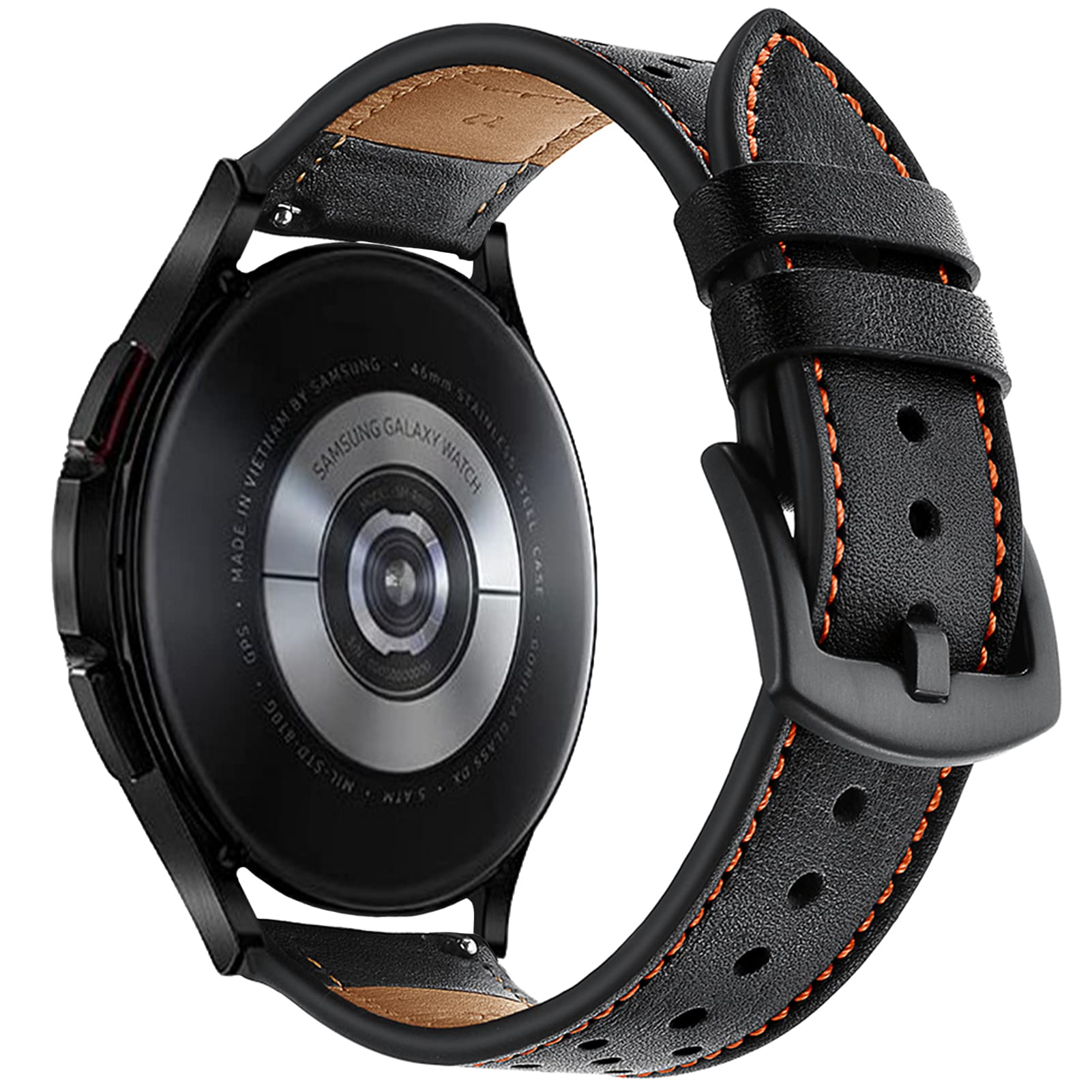 Buy HATALKIN Galaxy Watch 4 Strap 44mm,Leather 20mm Watch Straps