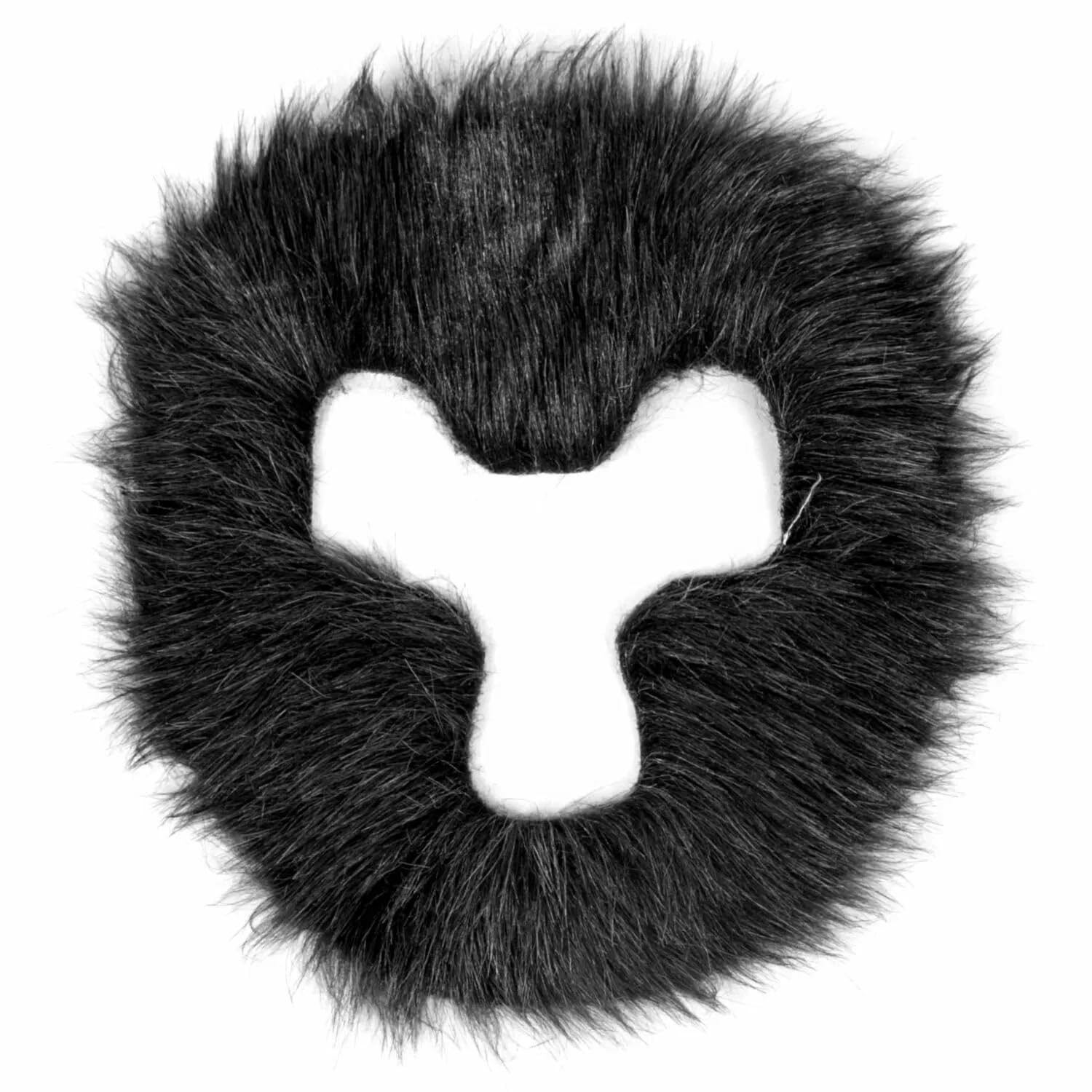 RockParty Unisex Gorilla Werewolf Hair Halloween Fancy Dress Face Mask - Black Realistic Animal Costume Accessory for Adults, Spooky Parties, Cosplay & Themed Events