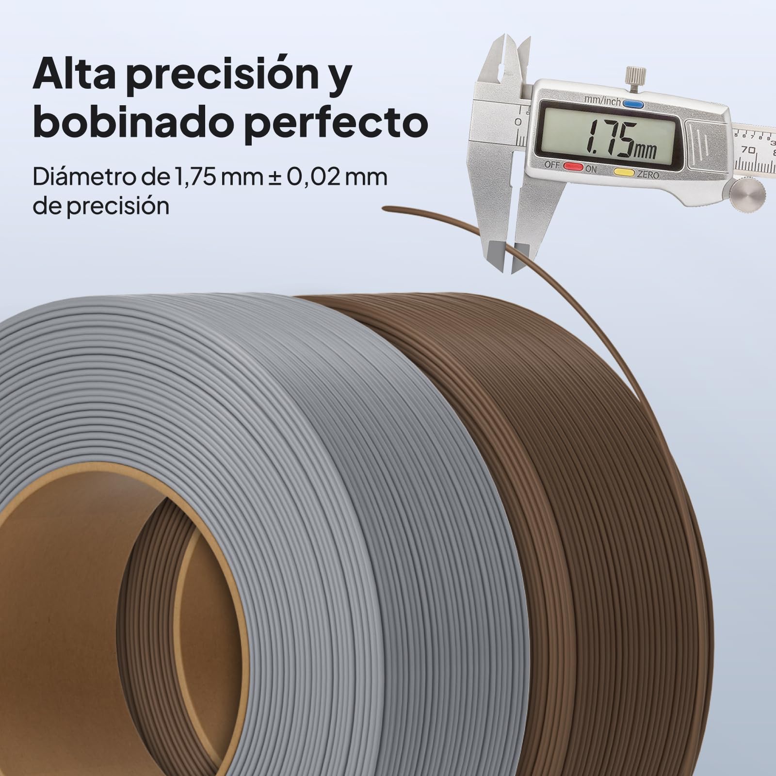DEEPLEE Filamento PLA Basic Refill 1.75 mm, 2 Negro + 2 Blanco, Kit 4 x 1kg