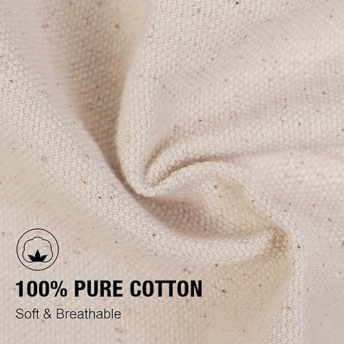 Miniatura 5 de Mandil de lona CONDA para adulto para artistas tiene 3 bolsillos color natural 31x27 pulgadas paquete de 3 unidades 1 pieza