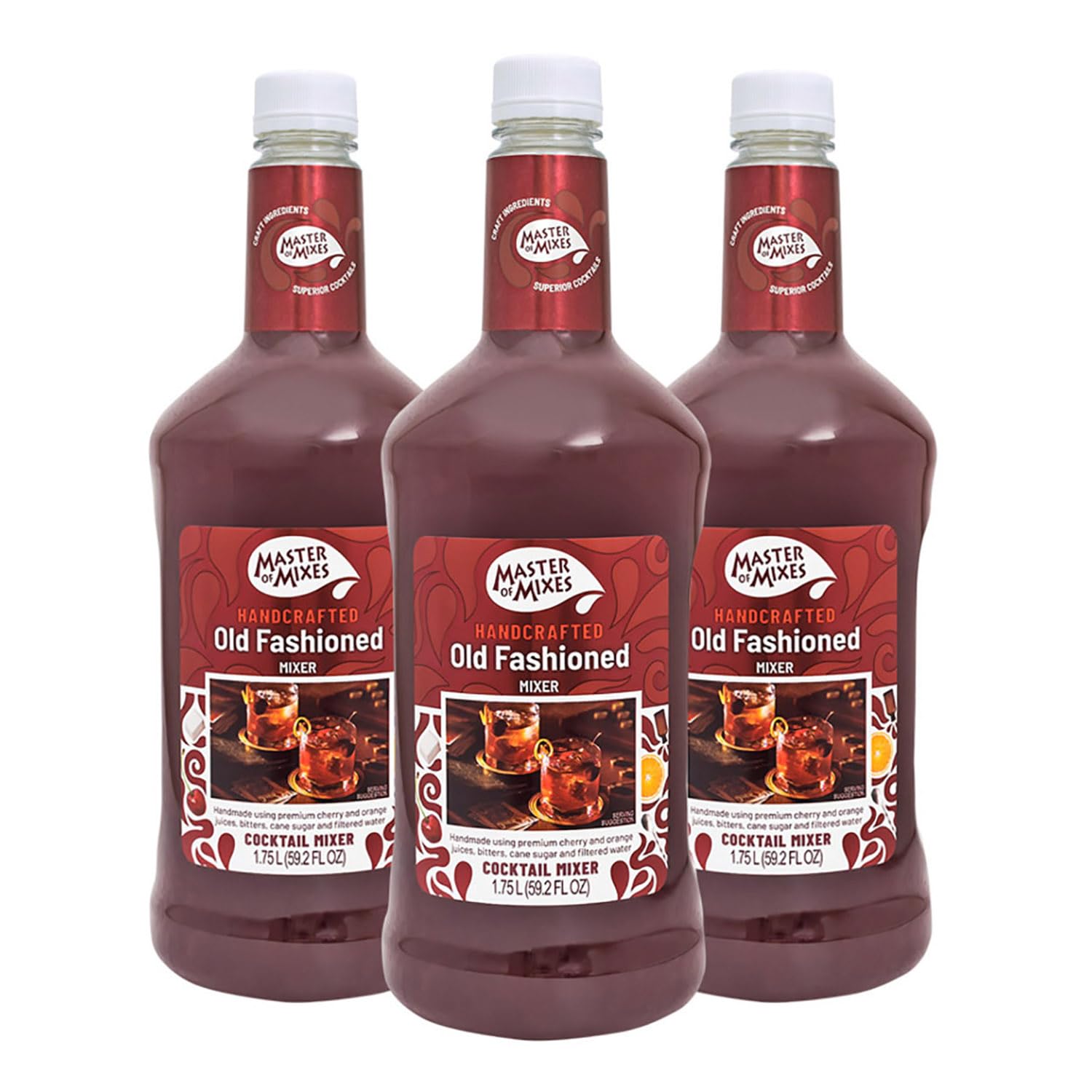 Amazon.com : Master of Mixes Old Fashioned Drink Mix, Ready To Use