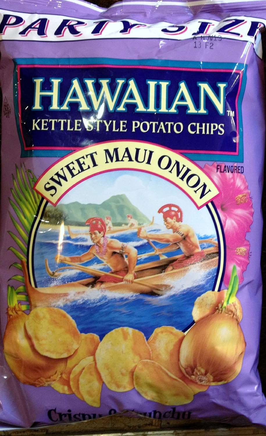 Sweet Maui Onion Kettle Chips Party Size 13 Oz (2 Pack)