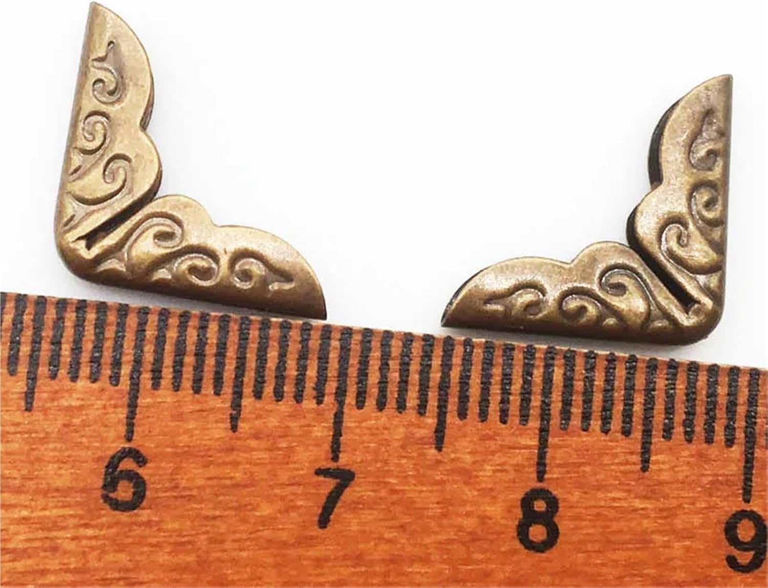 1000PCS Bronze Metal Book Corners 14x14x3mm for Photo Albums Menus DIY Scrapbooking Protectors