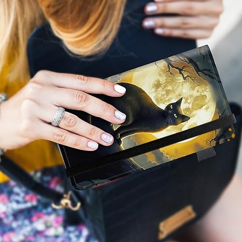 Vista 37 de Funda para chequera personal con diseño de tortuga marina verde, funda de piel sintética para hombres y mujeres, con ranuras para tarjetas, soporte