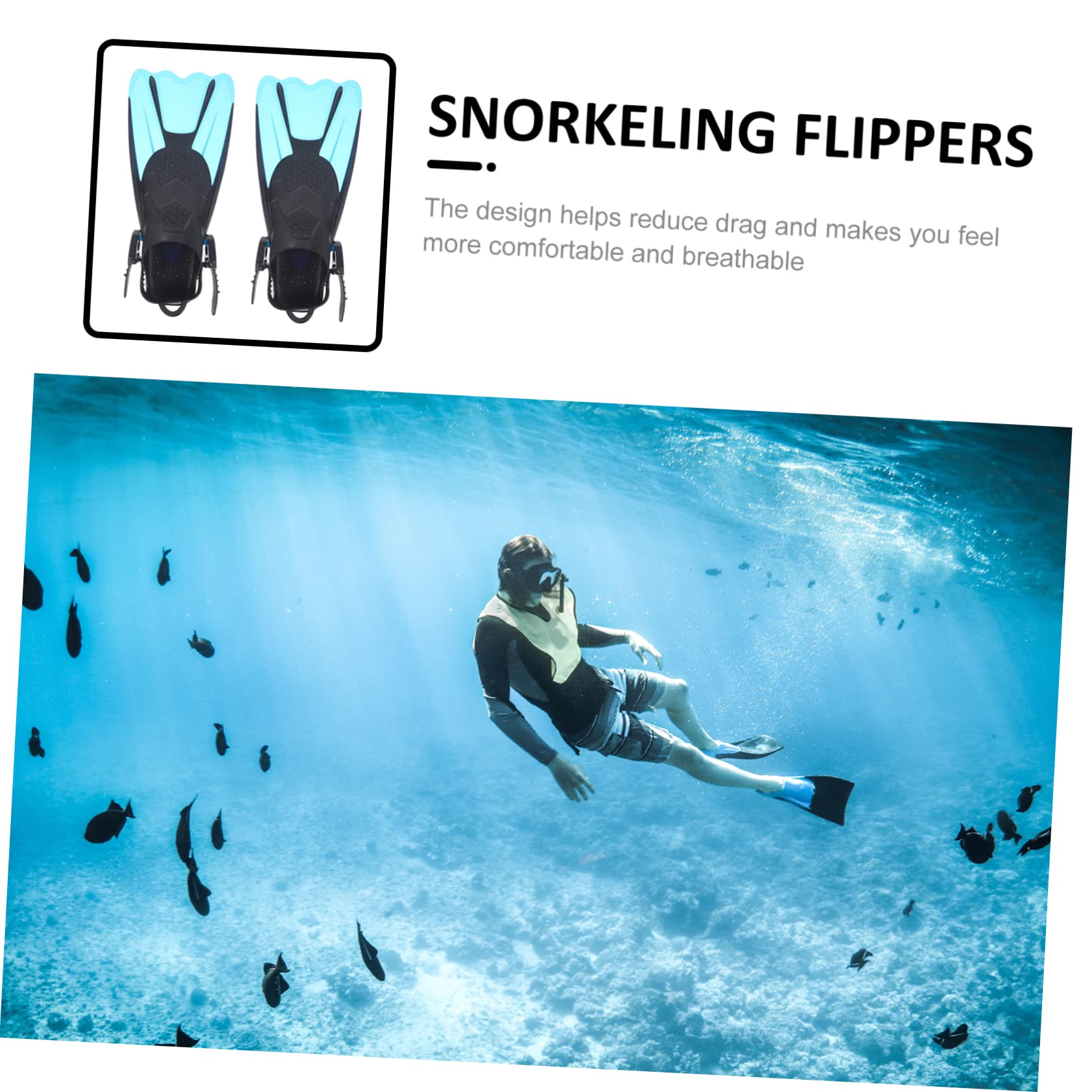 Snorkeling Regolabili per Adulti Design Ergonomico Galleggianti Nuotatori Principianti