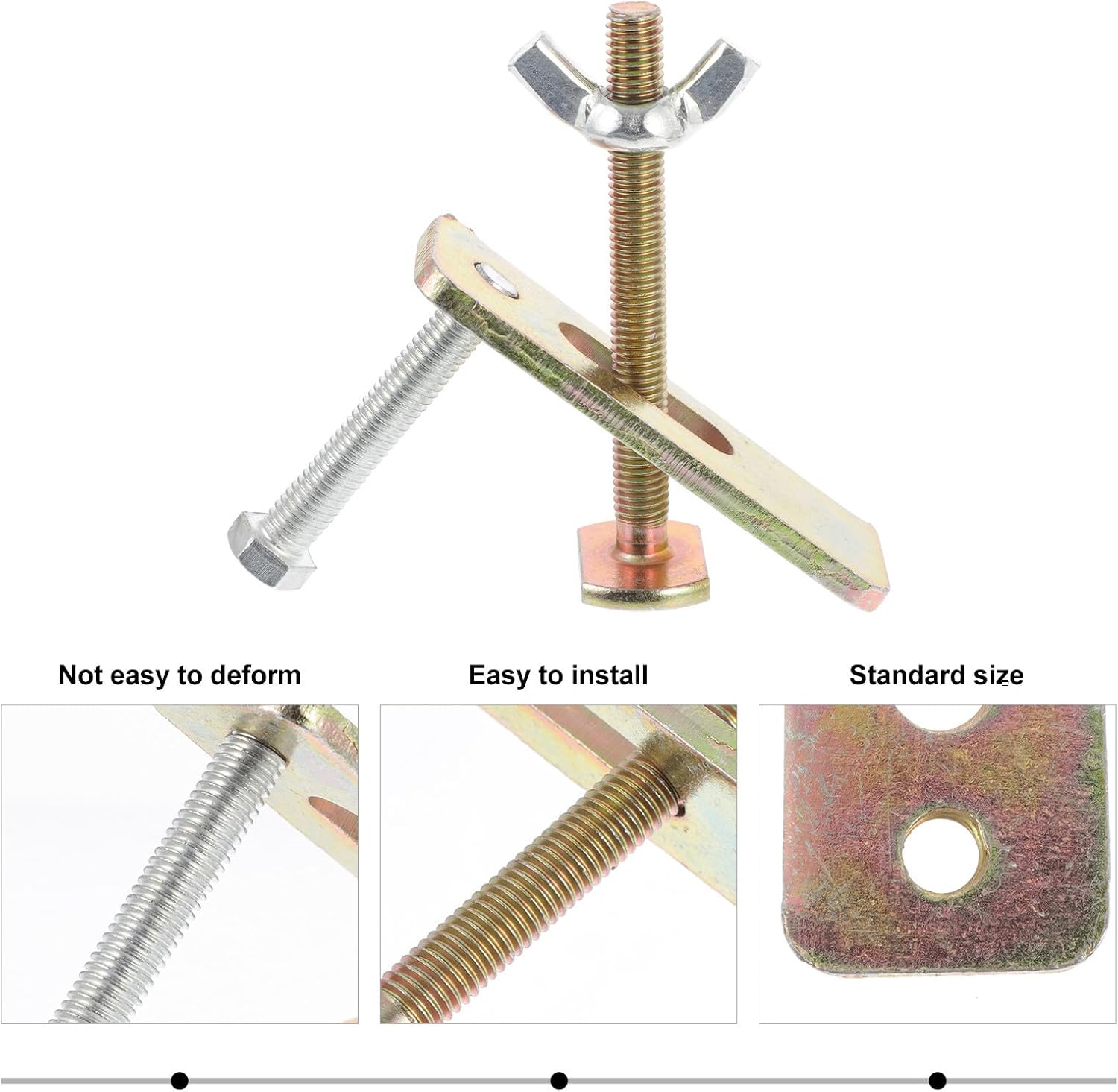 2 Sets Steel Workholding Clamps for Engraving Machines and Cnc Router Woodworking Metalworking Press Plates Well Polished Hold down Clamp Kit