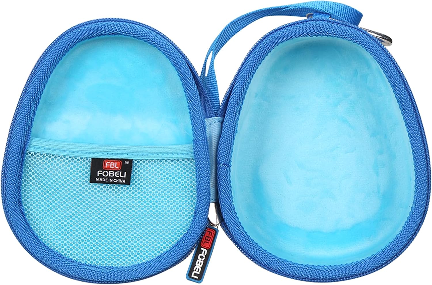 FBLFOBELI Kids Headphone Case for BAICLUD/Mehomeli/JusTalk/iClever/LOBKIN | Hard EVA Shell, Kids Bluetooth Air Conduction Open Ear Headphones Case, Shockproof & Water-Resistant, Blue
