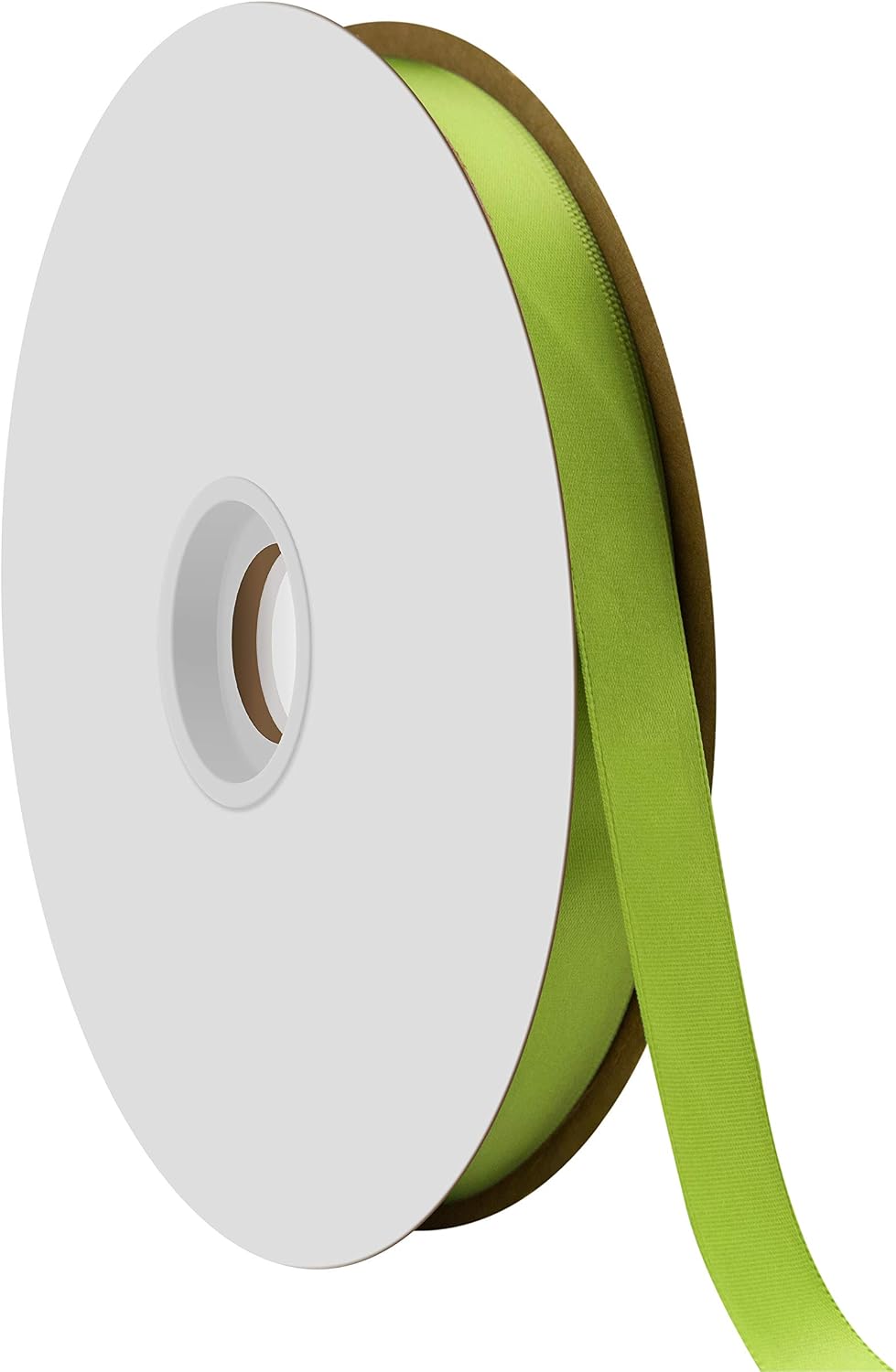 Berwick Offray LLC 275290 Offray Single Face Satin Ribbon - 5/8" W X 100 yd - Kiwi Ribbon