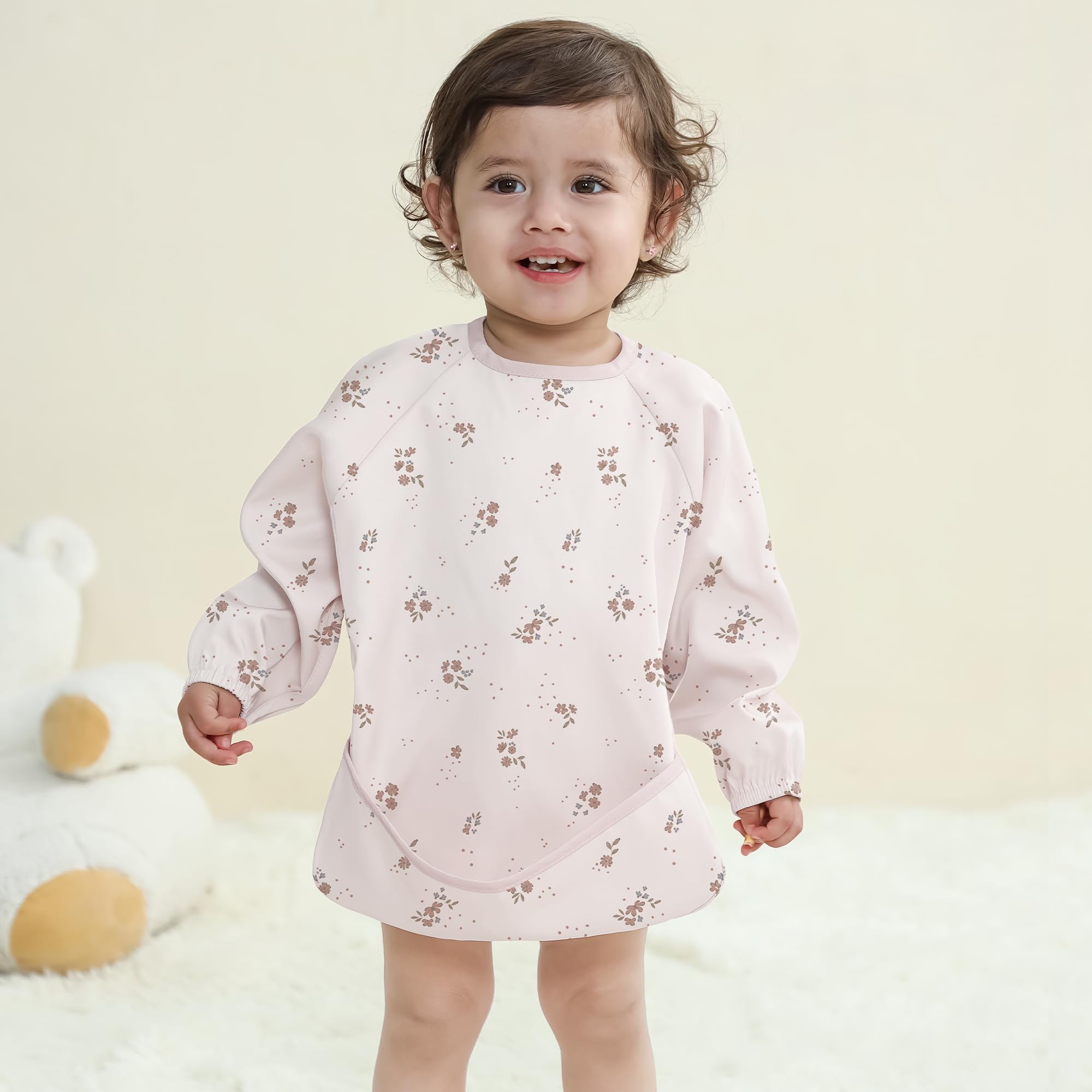 Susurration Baby Bibs with Sleeves - Image 3