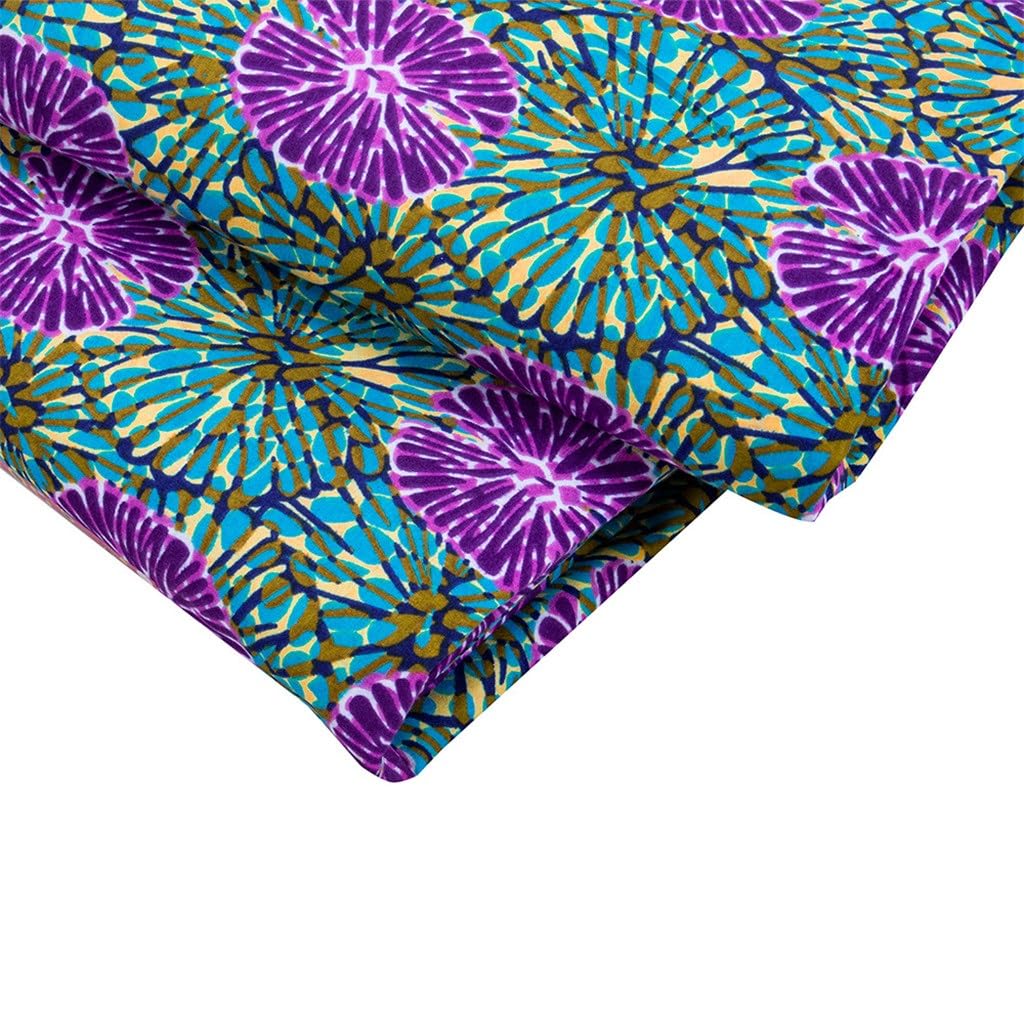 Tessuto batik africano Tessuto for abbigliamento con stampa geometrica Tessuto for abbigliamento nazionale africano