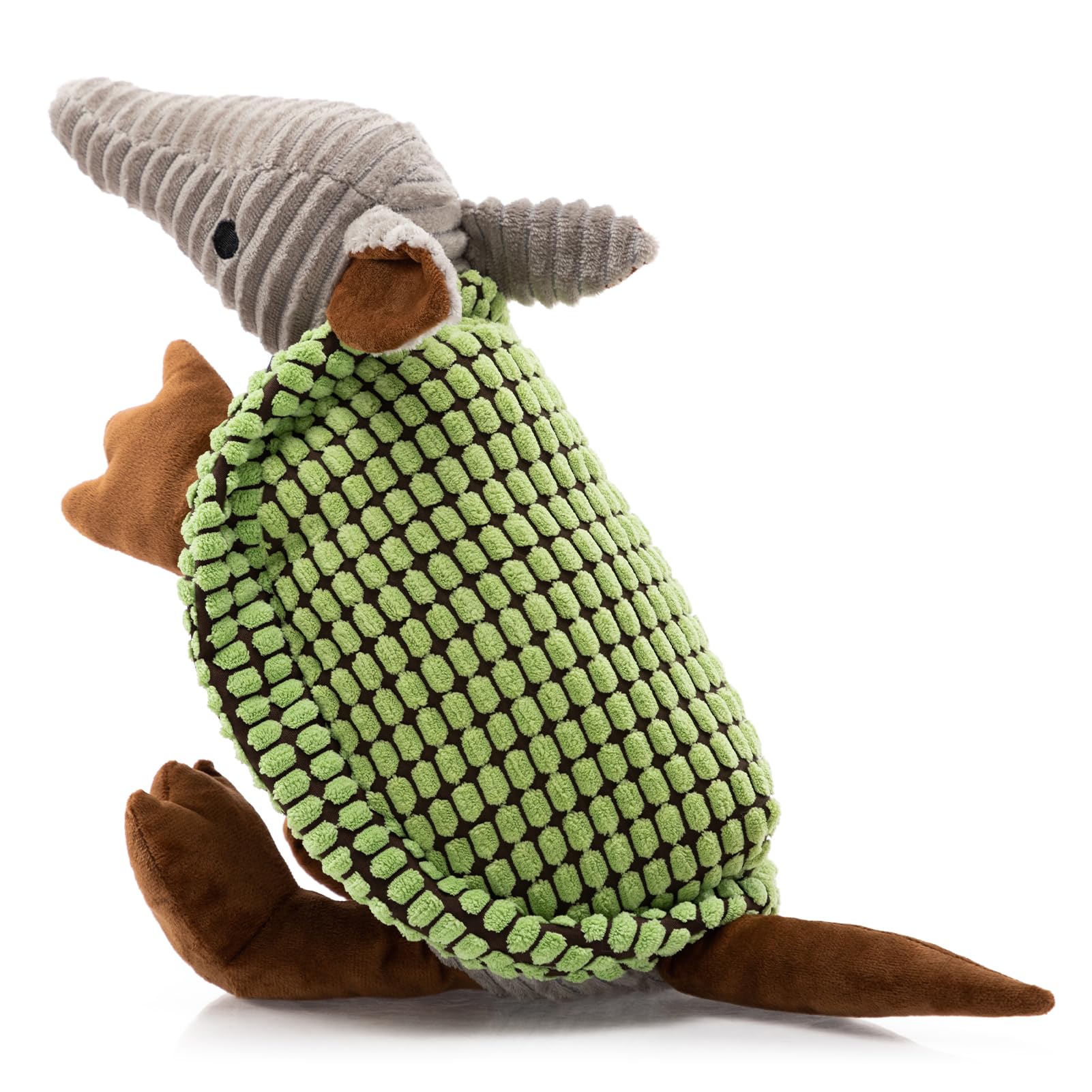 Hollypet Armadillo Squeaky Dog Toys for Medium Large Dogs, 14"