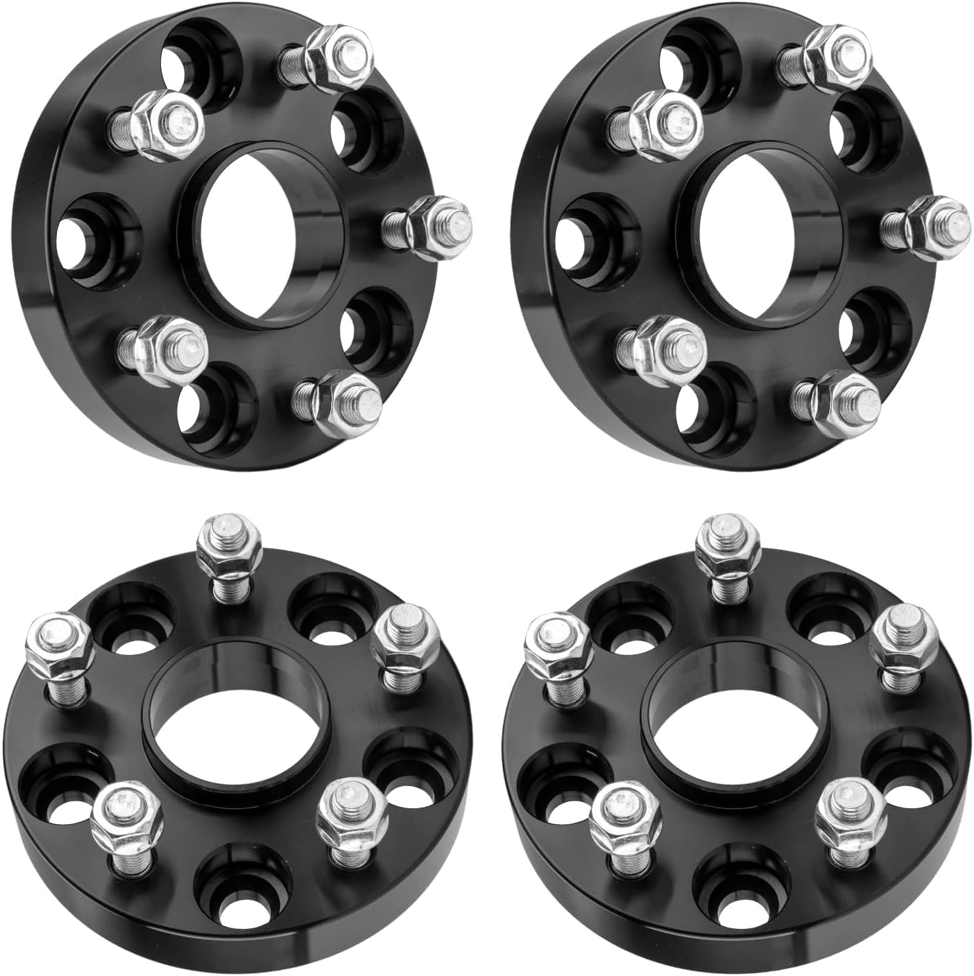 6x5.5 Wheel Spacers 1.5", M14x1.5-78.1mm Wheel Adapters Fit for Silverado 1500 1999-2022, Tahoe 2001-2022, Sierra 1500 2007-2022 - 4pcs (6x5.5 Bolt Pattern丨1.5" 丨M14x1.5 Studs丨78.1 Bore)