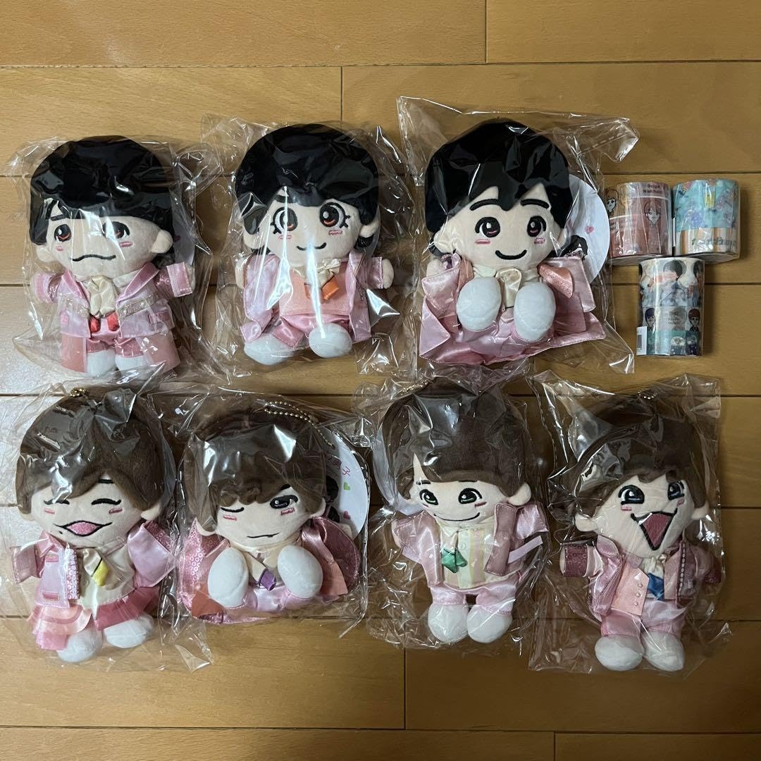 新品未開封★なにわ男子 ちびぬい 7体 マスキングテープ 3種 なにわ男子 ちびぬい 7体 マスキングテープ 3種 なにわのにわ