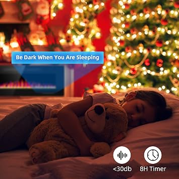 Electric Fireplace-60'' Wall Fireplace for Living Room-Fireplace Heater Insert Wall Mounted with Remote Control,Timer,12 Flame Colors,750/1500W,Ultra Thin