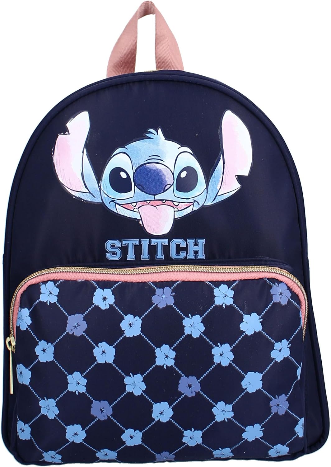Zaino STITCH Independent da Disney Lilo e Stitch - Zainetto per Ragazzi | Scuola | Tempo Libero - Colore Blu Scuro - size 30x25x10 cm