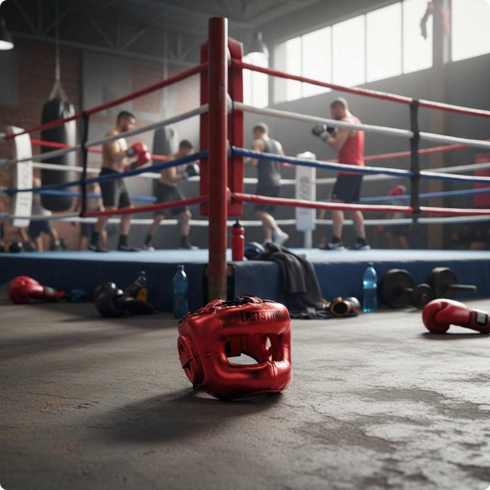 Milageto Casco MMA Integrale Copertura Totale Casco da Pugilato Chiuso Chiusura Regolabile Protezione Testa Naso per Boxeur