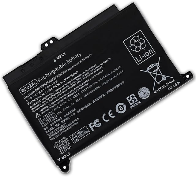 Bay Valley Parts® Laptop Replacement BP02XL BP02041XL For HP 849569-421 849569-541 849909-850 TPN-Q172 TPN-Q175 HSTNN-UB7B HSTNN-LB7H compatible with Pavilion 15 Series Notebook batteries