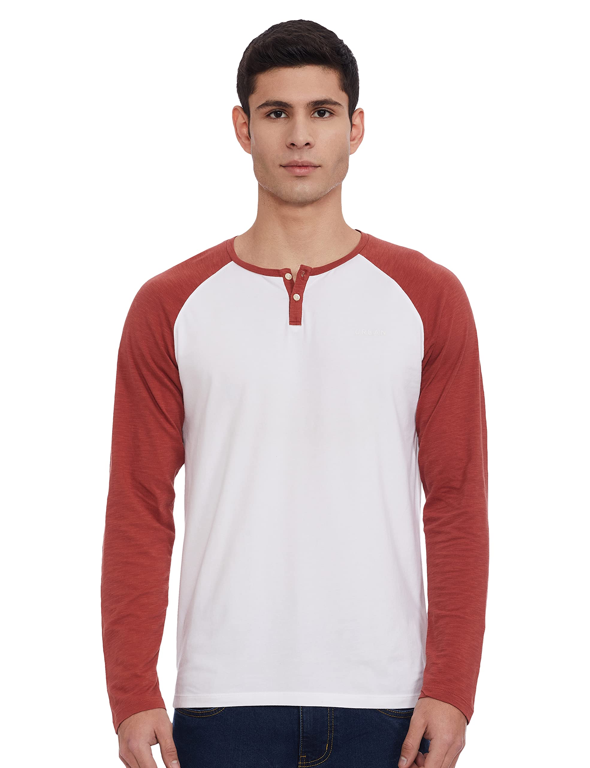 Men's Slim T-Shirt (UK EBRON # DEEP RED 40)