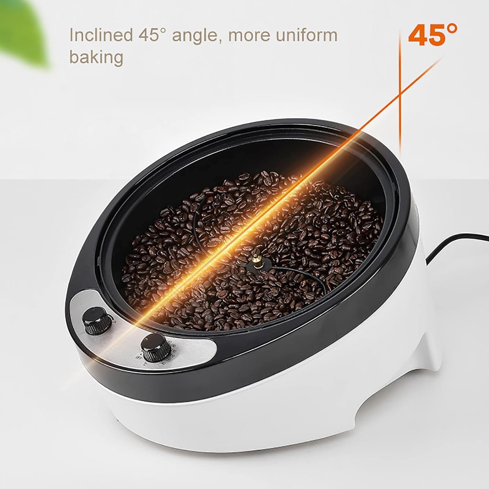 Tostatrice elettrica per chicchi di caffè, tostatrice per caffè domestica da 1800 W, tostatrice per caffè professionale da 800 g, temperatura regolabile da 0 a 240 ℃ per chicchi di caffè da forno