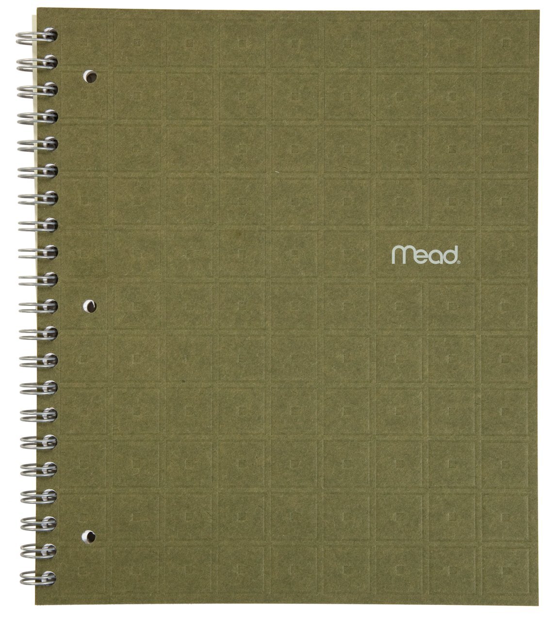 Mead Recycled Spiral Notebook, 80 Sheets, College Ruled, 11 x 8.5 Inch