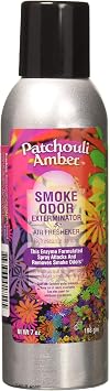 Smoke Odor Exterminator Spray, Patchouli Amber, 7 Ounce, 7 oz