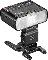 Vista 4 de Godox MF12 MF12-K2 Macro Flash Off-Camera TTL Flash Speedlite 12W, Control Inalámbrico 2.4G, Modo TTL/M, Batería de Litio Integrada 3.7V/6.29W