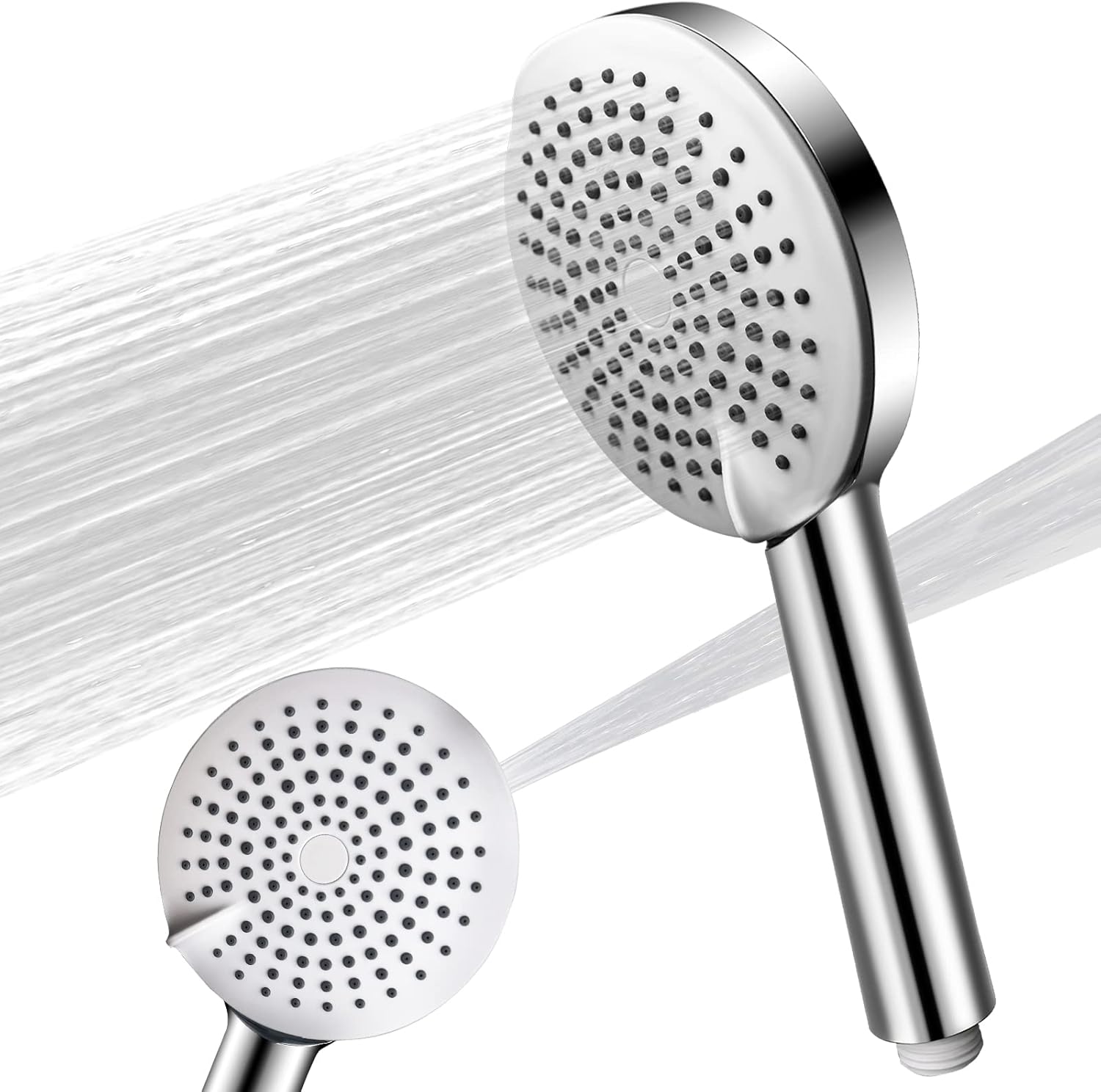 MOSSNDAR Shower Head, 5 Modes High Pressure Shower Head with Unique