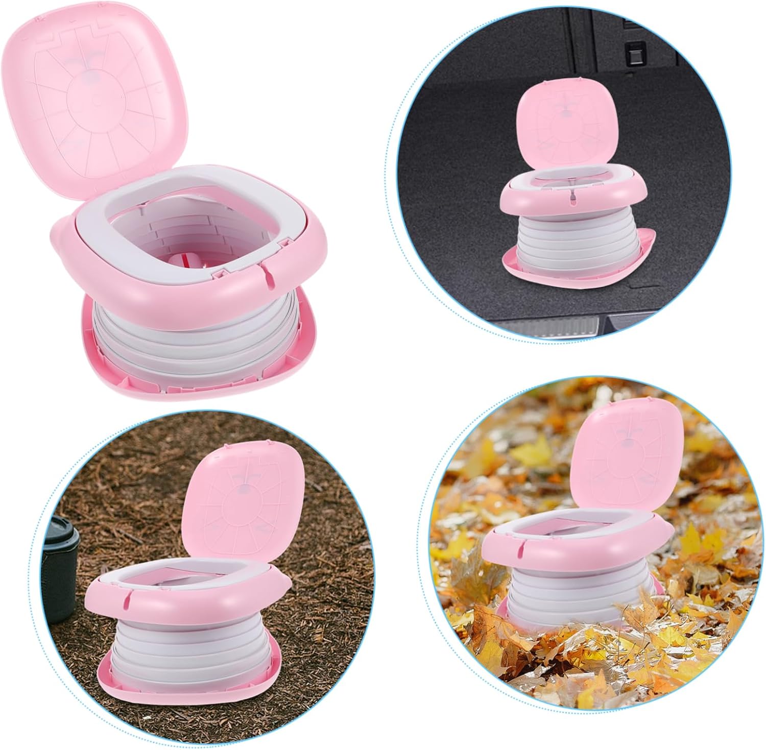 Travel Potty for Boy Girl Portable Toilet for Outdoor Camping Road Trips Indoor Use Leakproof Design Easy to Use for Boy Girl