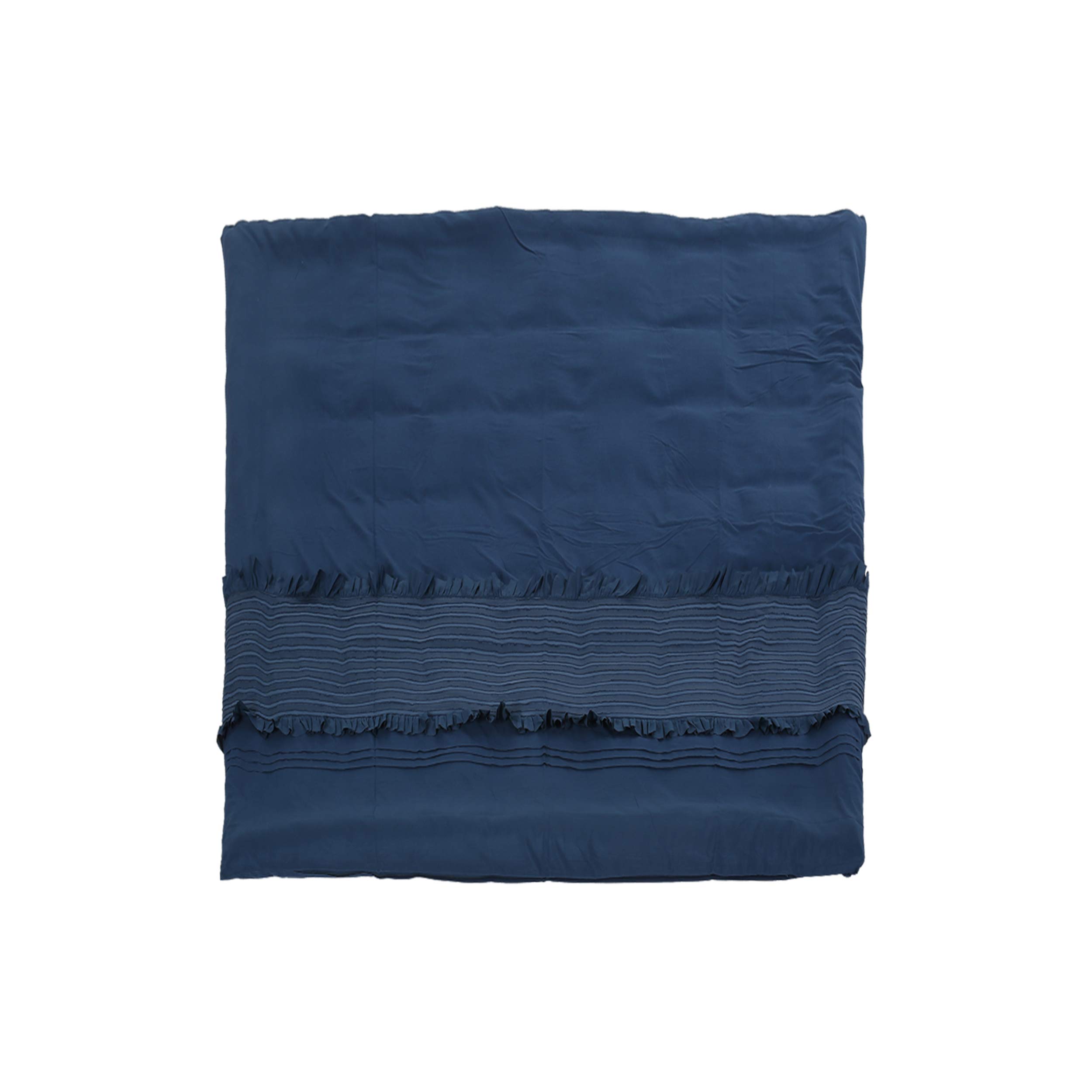 Christopher Knight Home309047 Arian Queen Size Fabric Duvet, Navy