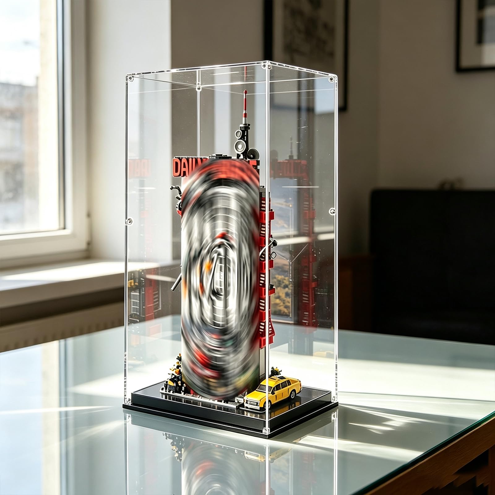 Vetrina acrilica per LEGO 76178 Daily Bugle Model (trasparente)