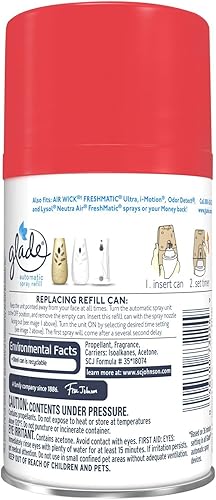 Miniatura 2 de Glade Ambientador automático en aerosol, néctar de madreselva rojo, 6.2 onzas