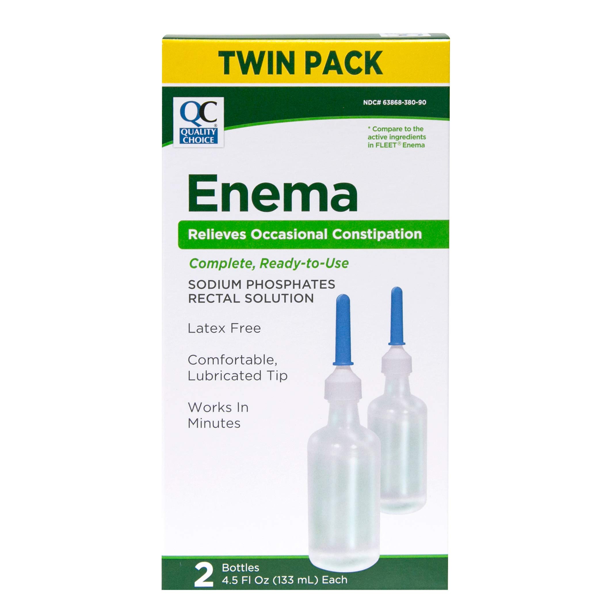 Equate Enema Sodium Phosphates Saline Laxative, Count