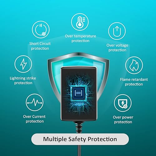 Miniatura 6 de Fuente de alimentación universal de 5 V, 2 A, 1 A, adaptador de CA universal, DC 5 voltios, 1.5 A, 1.2 A, 0.5 A, cable de alimentación de repuesto