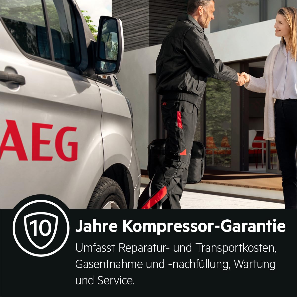 AEG TAB7N12EF Einbau-Gefrierschrank / 1225 mm / 122 L / NoFrost / Temperaturalarm / Festtür / E