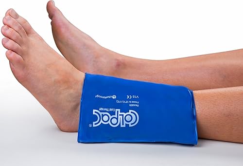 Miniatura 10 de Chattanooga ColPac - Bolsa de gel refrigerante reutilizable para terapia en frío, para hinchazón, moretones, esguinces, inflamación, 00-1552, Negro,