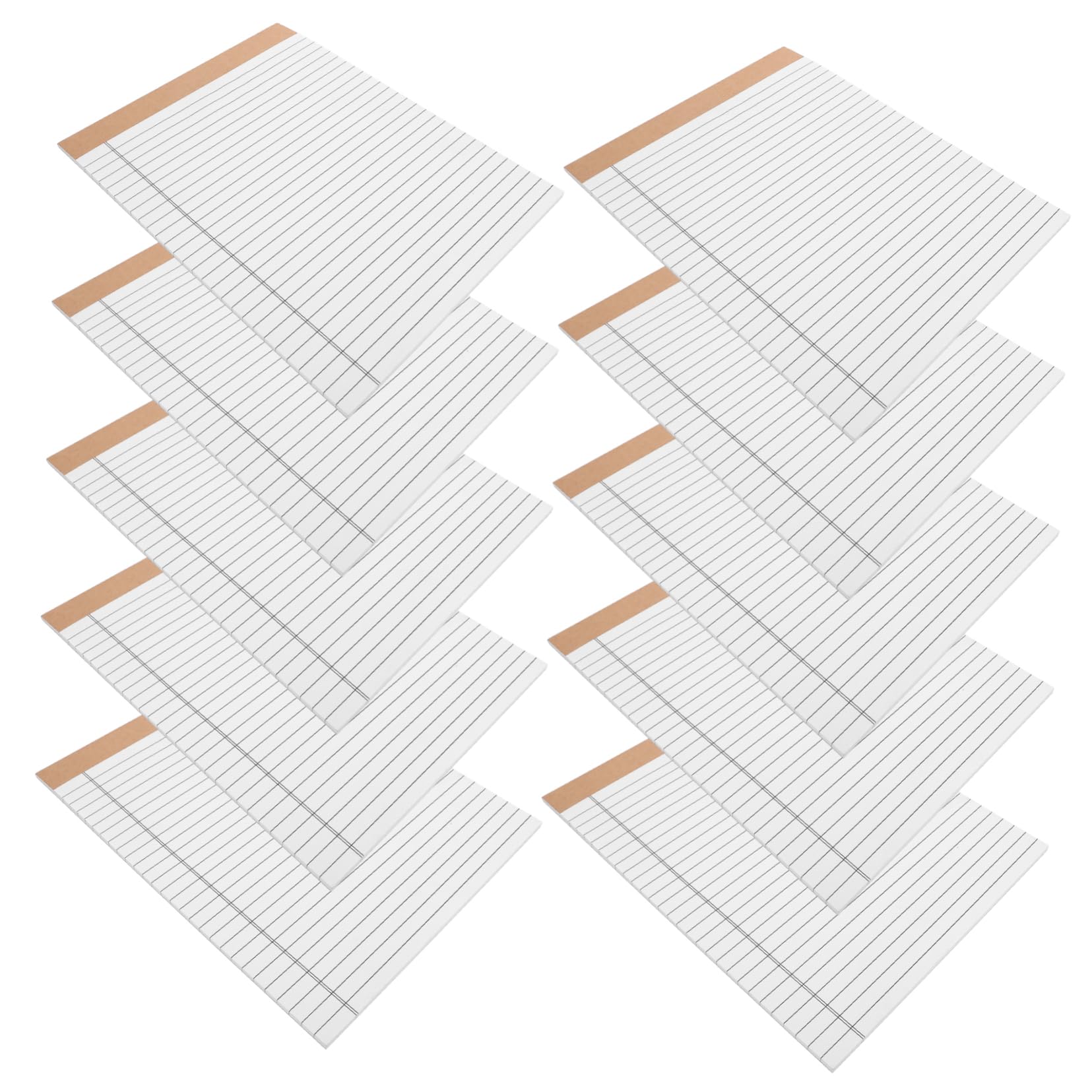 VILLCASE 10pezzi Blocchi per Appunti da Righe Fronte-retro Carta da M² per Ufficio Scuola Casa Prendere Appunti Scrivere Lista delle Cose