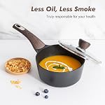SENSARTE 14 Pcs Nonstick Cookware Sets, Pots and Pans Set with Glass Lids, Kitchen Induction Cookware Pots, Durable Non Stick Cooking Set with Stay Cool Handles, Healthy, Non Toxic, PFOA&PFOS Free