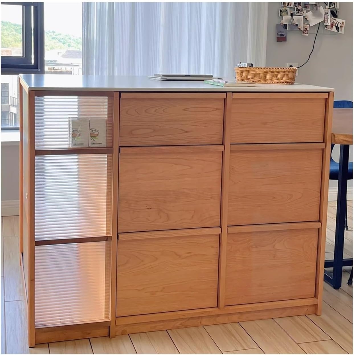 Buffet Cabinet Island Restaurant Bar Dining Table Kitchen Sideboard Cabinet Kitchen Cabinet