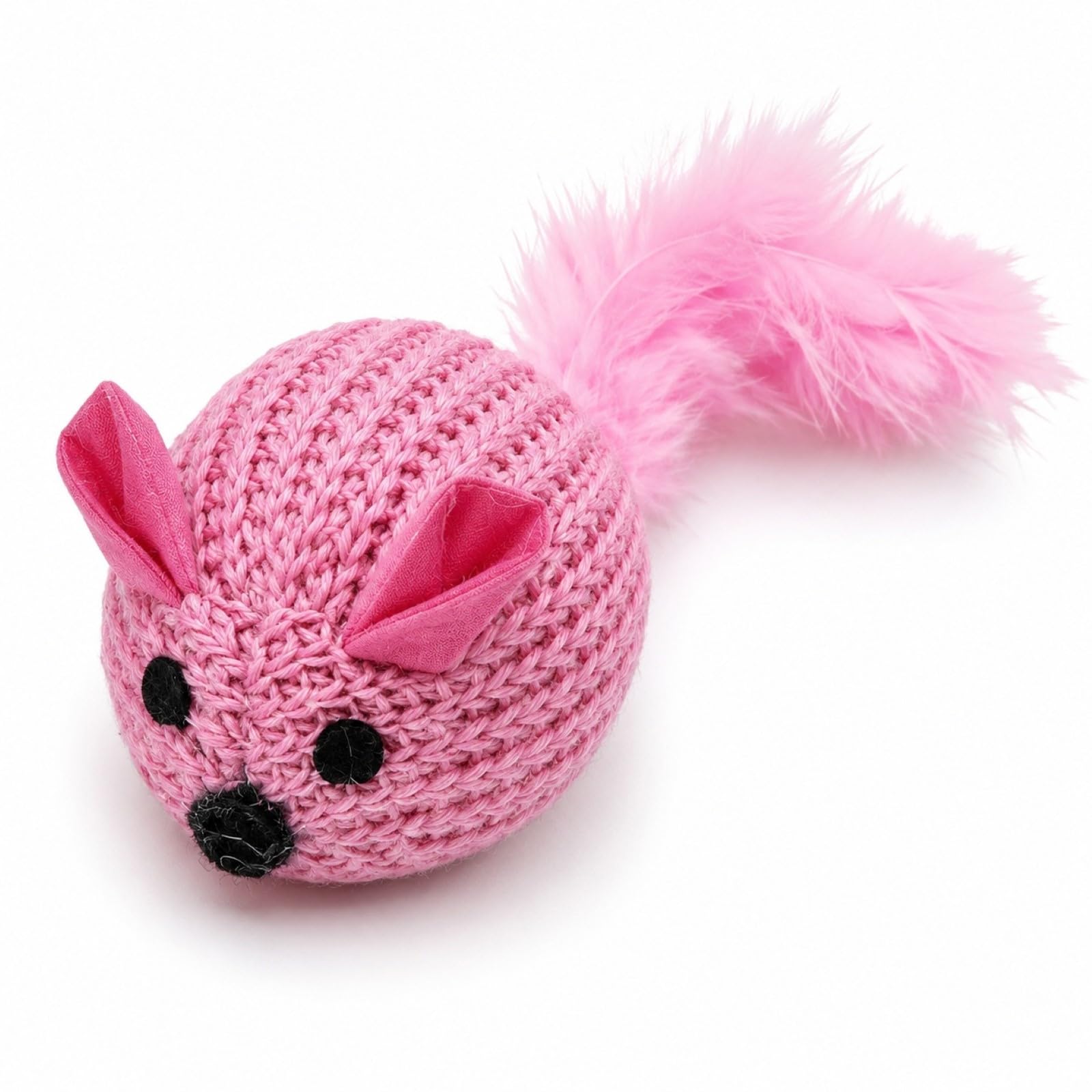 Juguete para gatos con plumas que elimina el estrés y protege tus muebles de arañazos 8