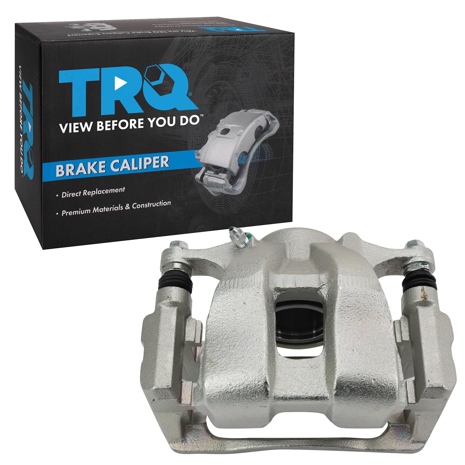 TRQ Front Right Brake Caliper w/Bracket Passenger Side