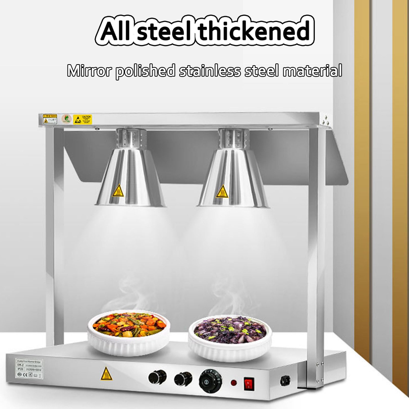 Amazon.co.jp: 業務用ヒートランプフードウォーマー、業務用フード