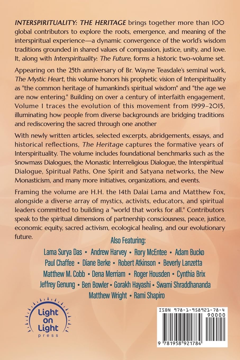 Interspirituality: The Heritage