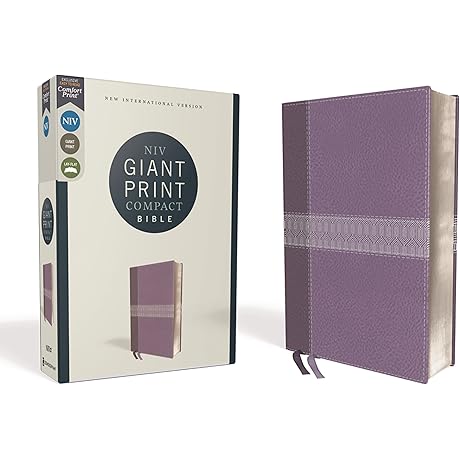 NIV Giant Print Compact Bible for Women: Perfect for Study and Devotion