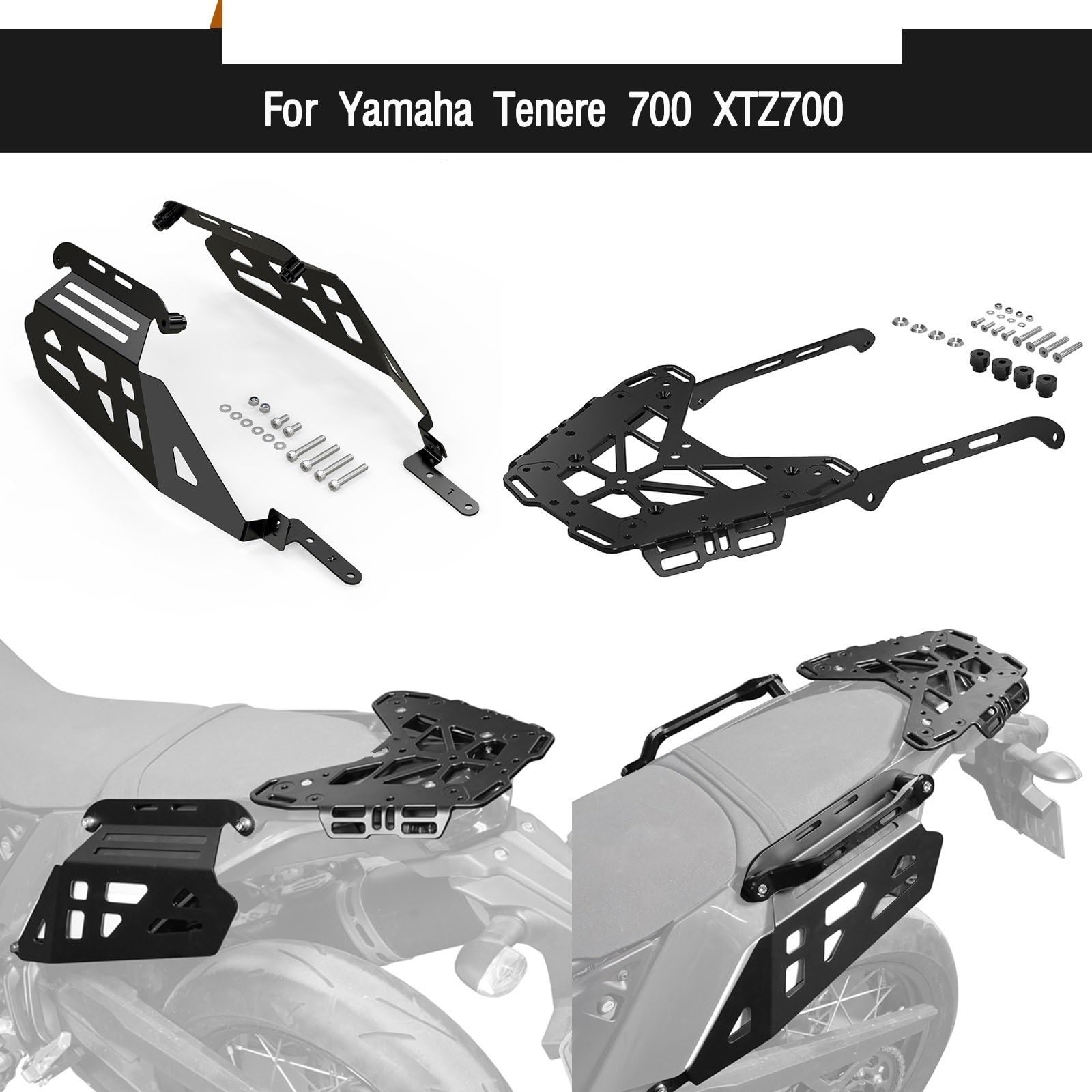 Uchwyt Topcase Do Yamaha Tenere 700 XTZ700 Side Rack Tylny bagażnik
