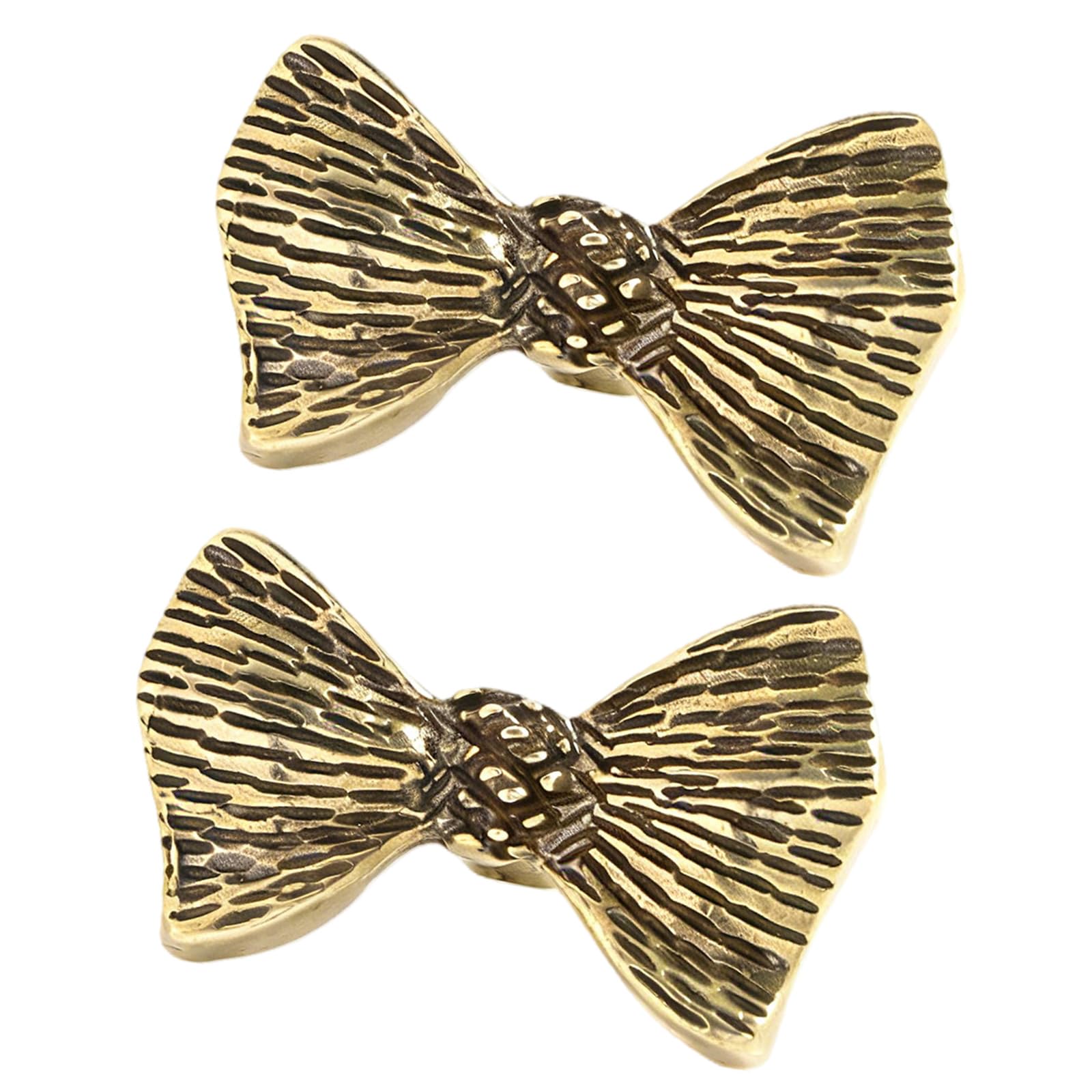 Osniyaw Aged Colour Brass Cabinet Handle For Dresser Unique Bow Shape Drawer Door Handles Kitchen Bedroom Furniture Hardware Cabinet Handle And Brass
