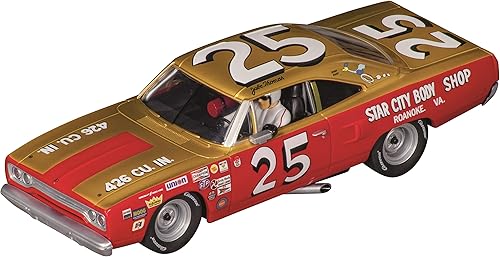 Carrera 27728 Plymouth Roadrunner No.25 1:32 Escala Analógica Ranura Coche Carreras Vehículo Evolución Ranura Carreras de Coches