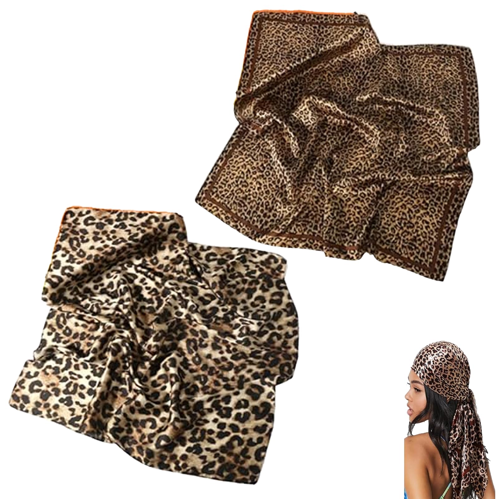 Buy VedicBloom Satin Scarf for Women, Stylish Multi-Purpose Scarf