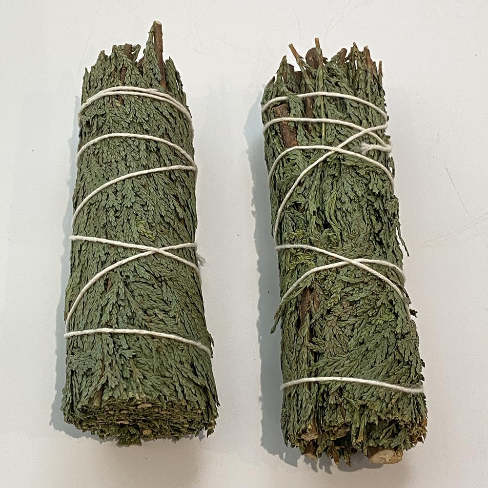 VIE Sage Smudge Stick 4" (Cedar, Pack of 2), Other Colour - Image 3